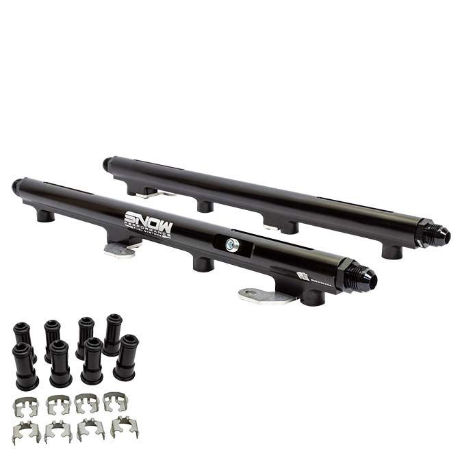 Return Style 34mm Injectors Billet Fuel Rails 05-up 5.7,6.1,6.4L